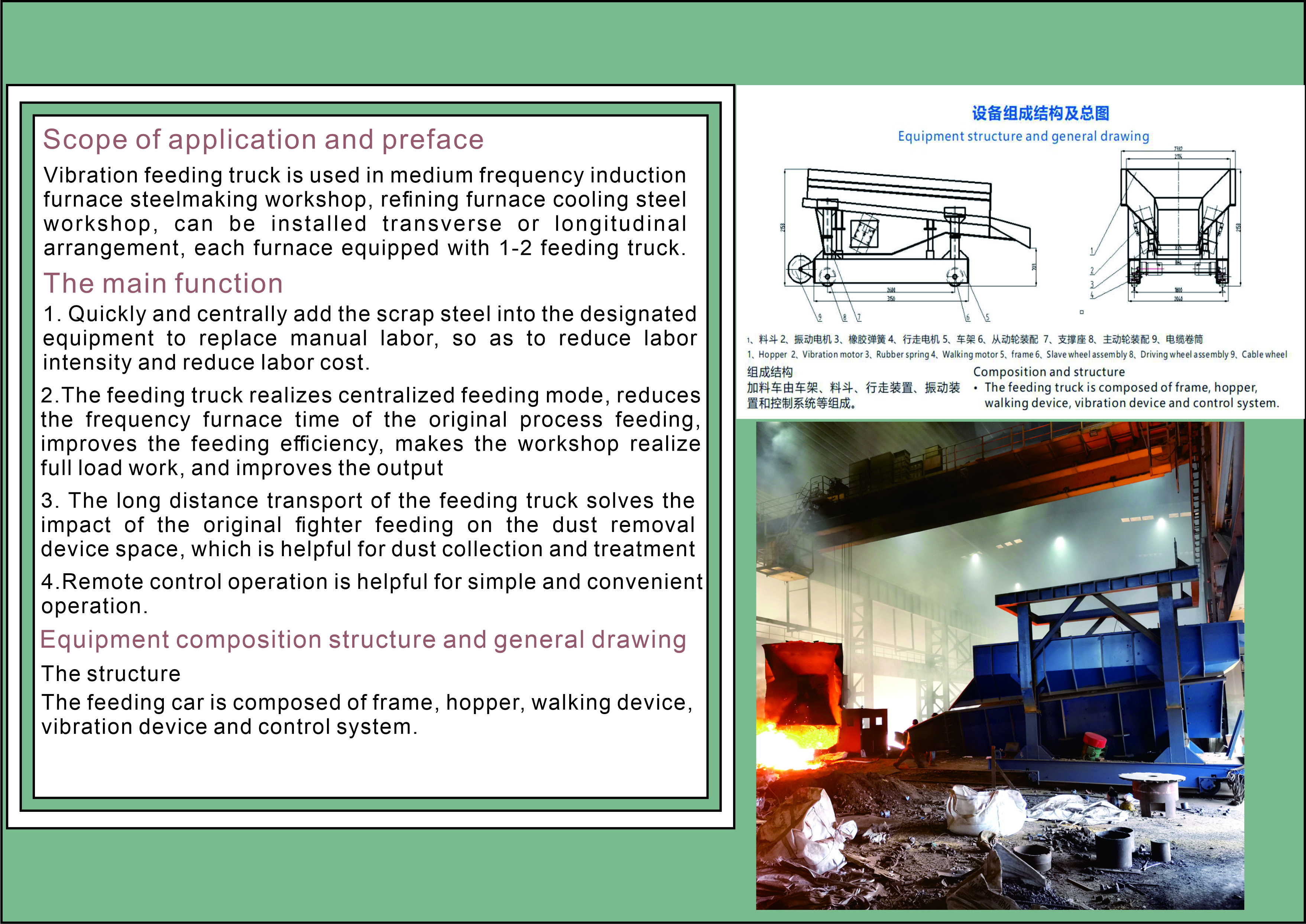 振动 加料车 功能 英文 英文