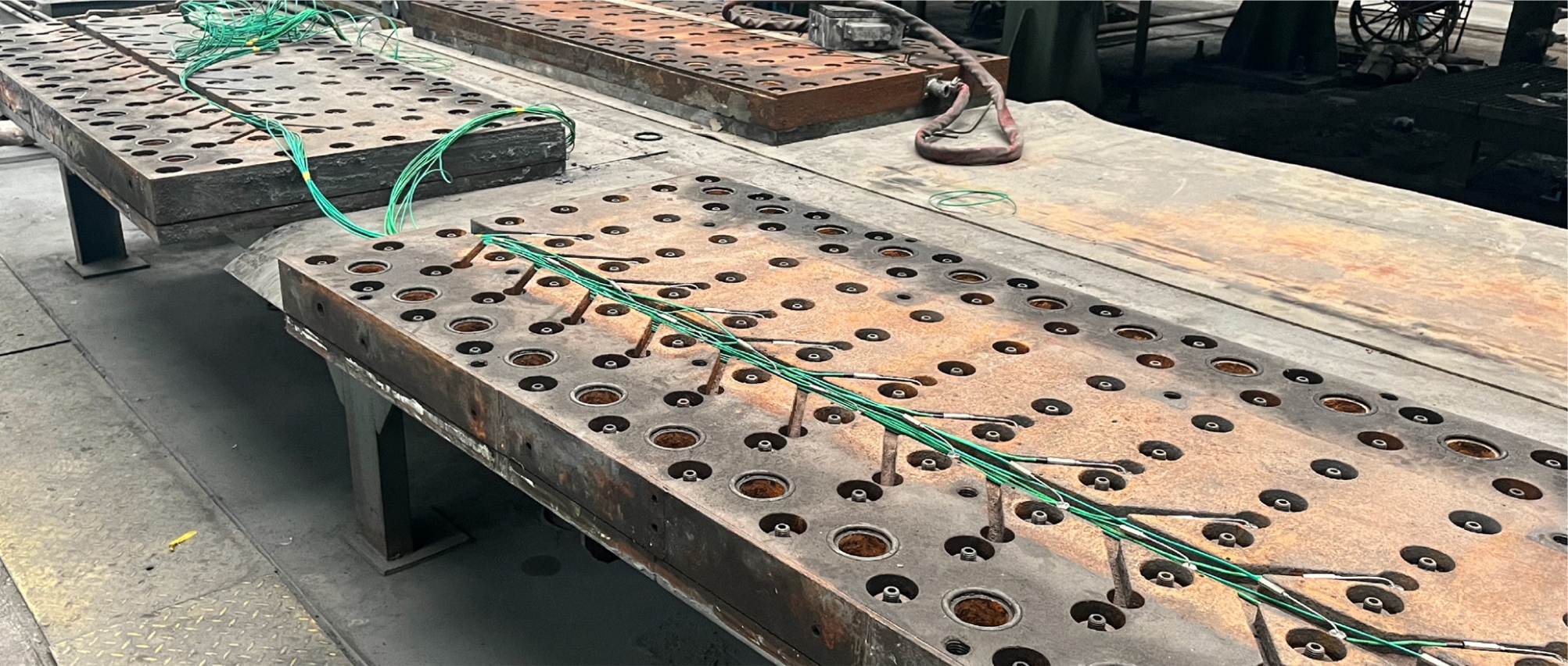 热电偶典型布置 Типичное расположение термопалей